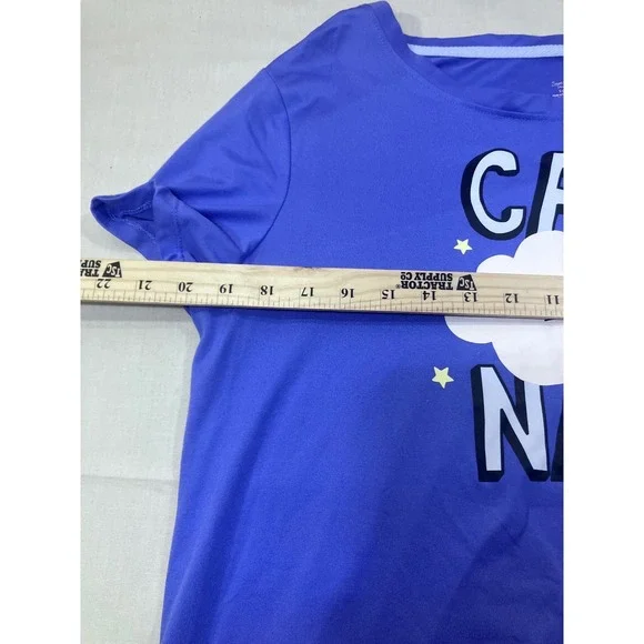 Secret Treasures Cat Nap Pajama Set Purple Clouds Cats Sleepwear Women's Size S - Picture 4 of 12